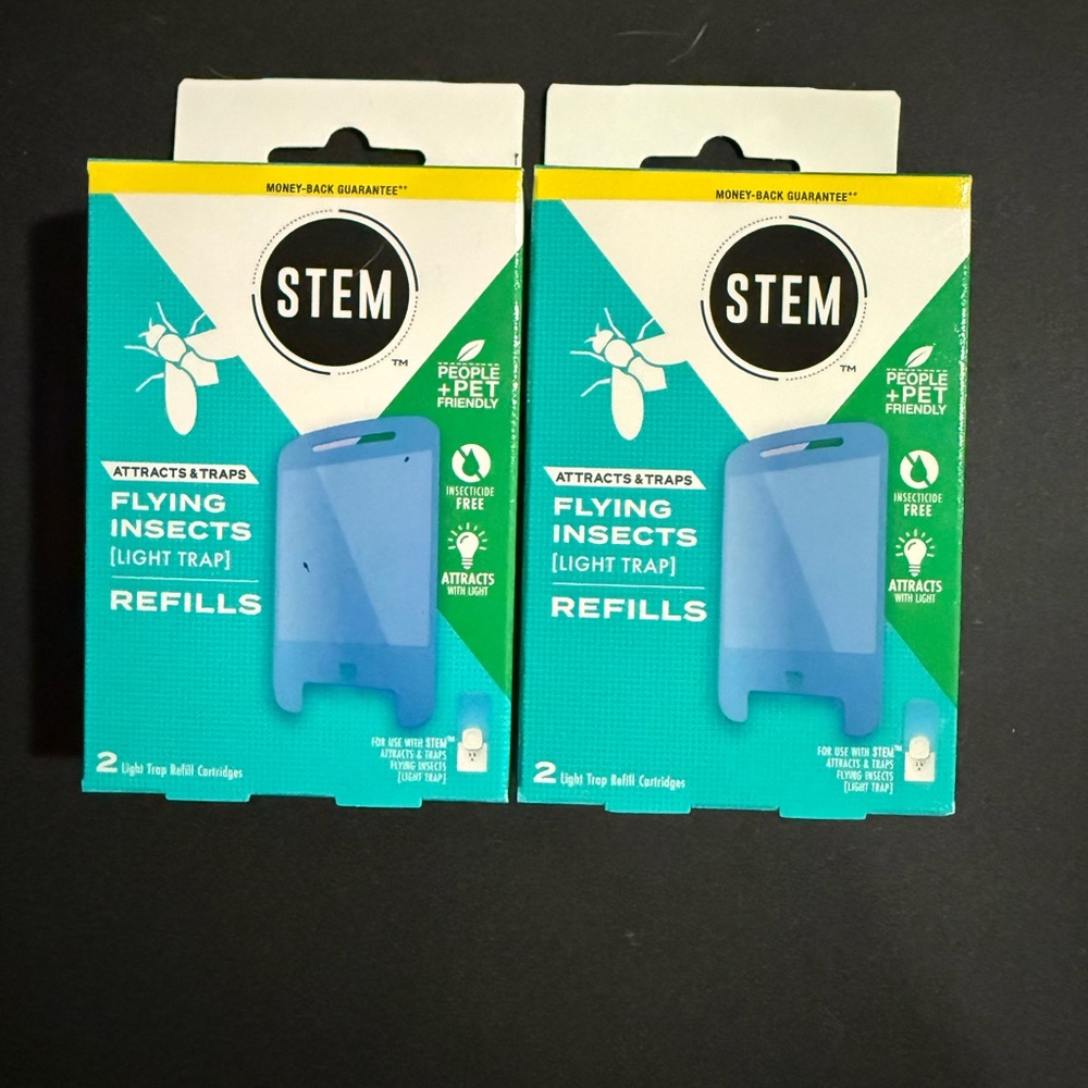 STEM Insect Trap Refills in Blue and Yellow Packaging